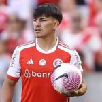 Bernabei no Internacional durante partida válida pela temporada 2026.