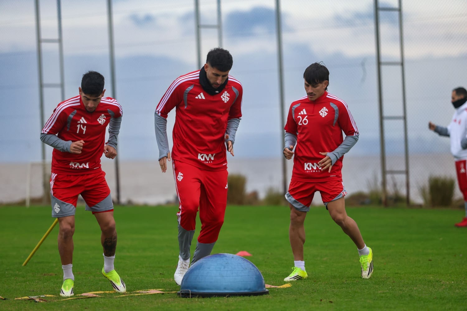 Jogador do Internacional durante atividade de preparação para o segundo semestre.
