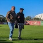 Inter x Corinthians arbitragem - dirigentes do Internacional no CT antes do duelo pela Copa do Brasil