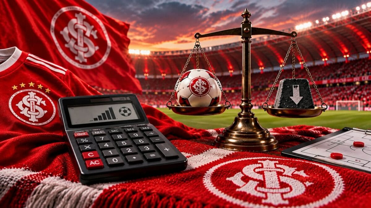 Conta para evitar o rebaixamento do Inter