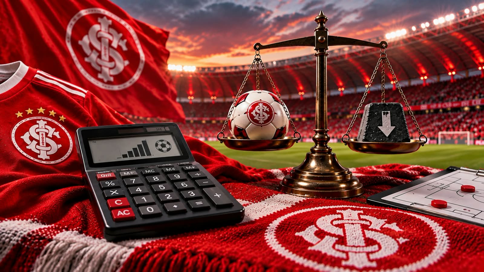 Conta para evitar o rebaixamento do Inter