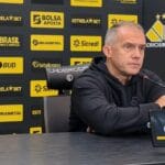 Eduardo Baptista, treinador do Criciúma, em entrevista coletiva